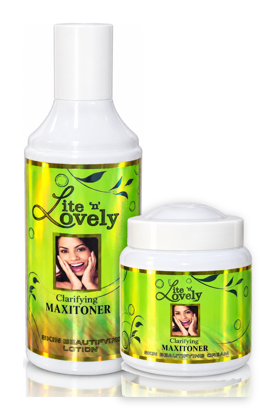 Lite and Lovely Clarifying Maxitoner Skin Beautifying Cream and Lotion